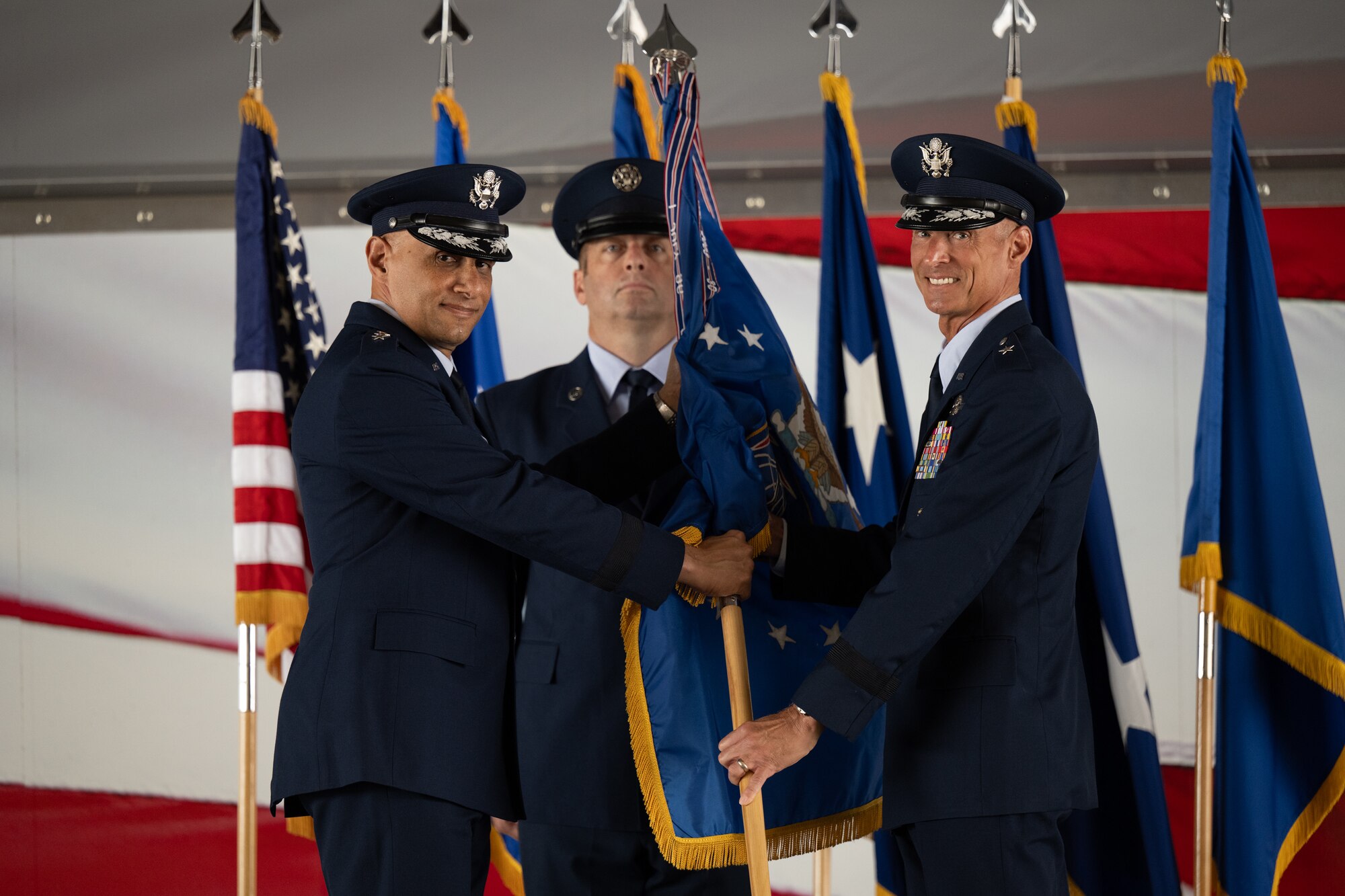 Airmen Saluting