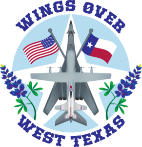 U.S. Air Force graphic depicting the logo for the Wings Over West Texas: A Salute to Western Heritage created at Dyess Air Force Base, Texas, June 3, 2024. The Dyess air show was announced for April 19-20, 2025. (U.S. Air Force graphic by Airman 1st Class Jade M. Caldwell)