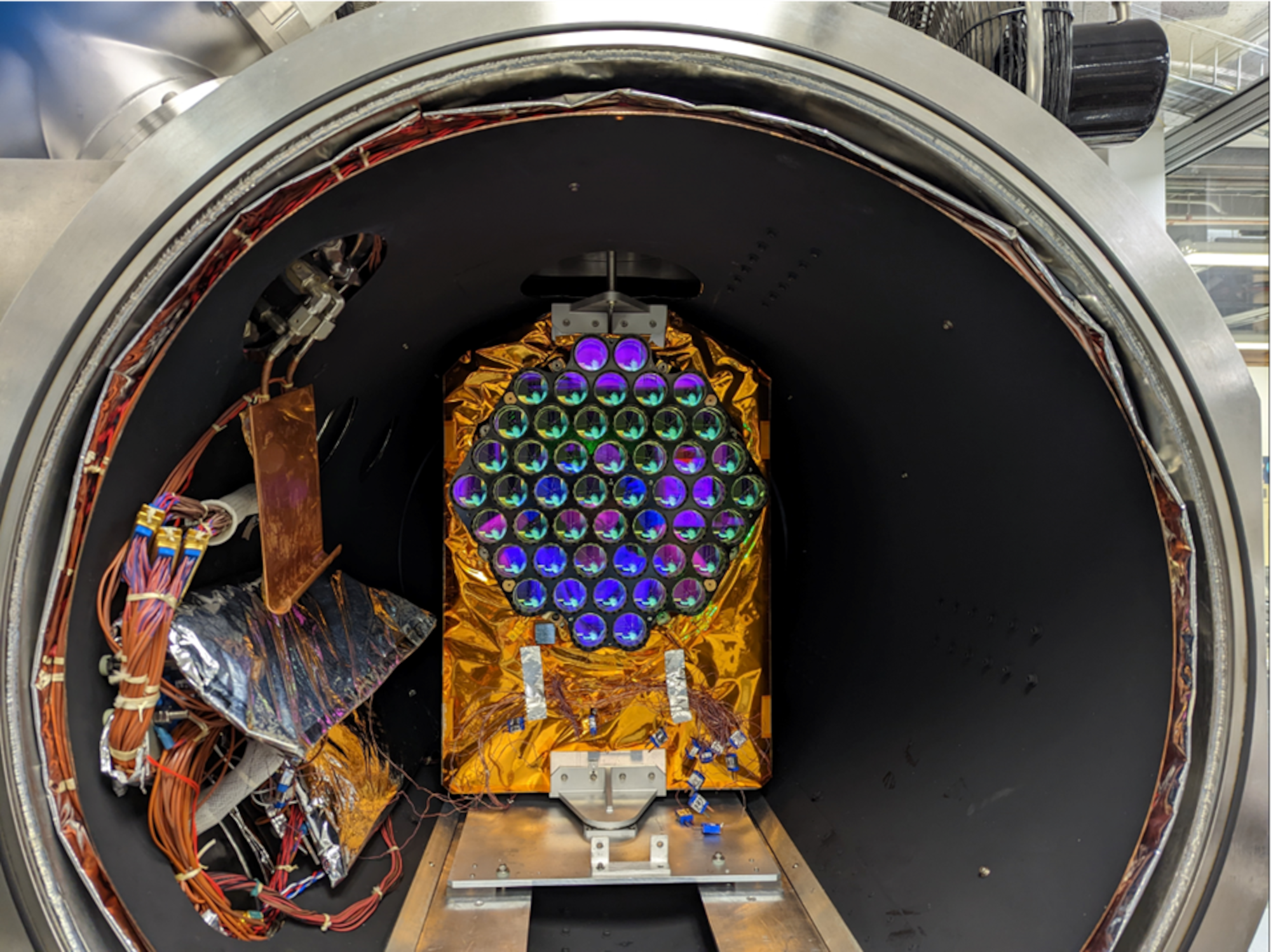 Photo of laser retroreflector array