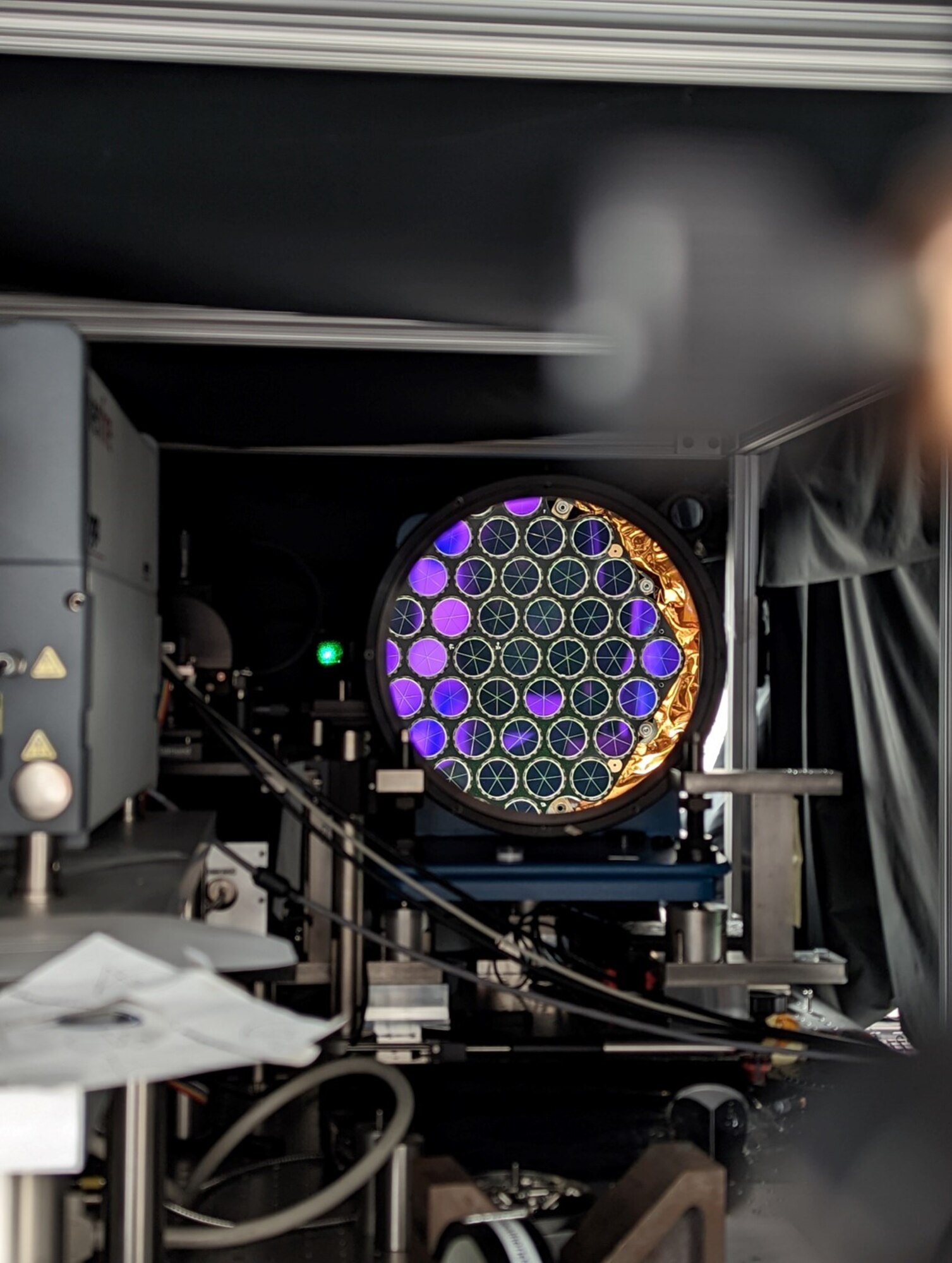 Photo of laser retroreflector array