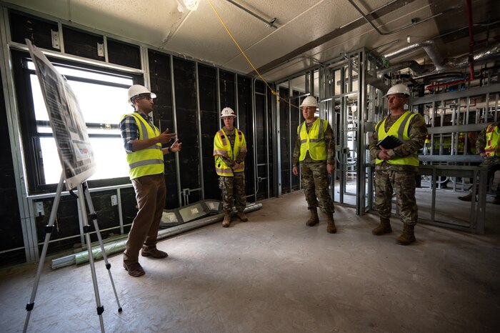 During their tour of Laughlin, participants had the opportunity to engage with a diverse group of personnel, including those from security forces, civil engineering, maintenance, pilot training, key spouses and more.