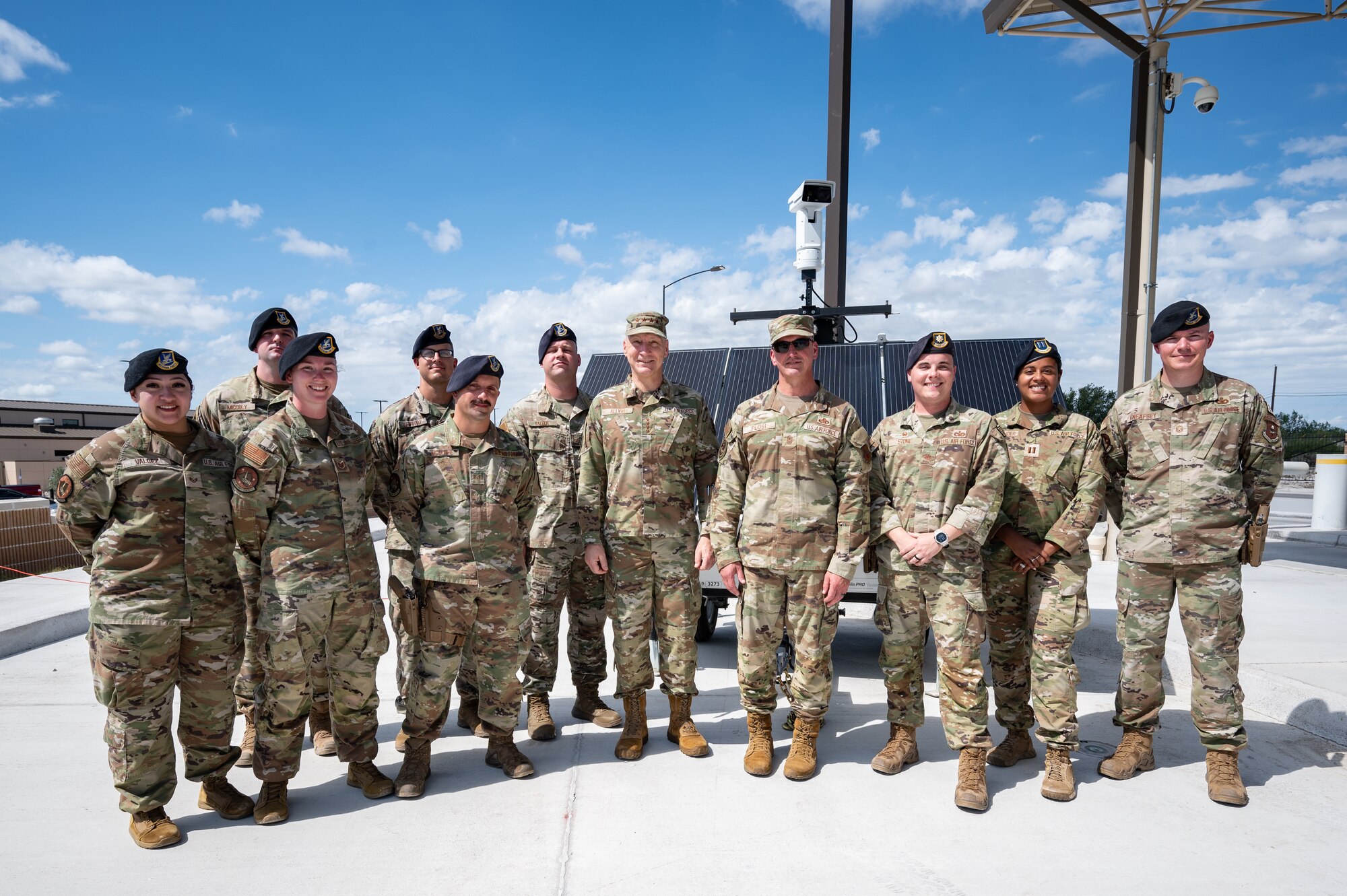 During their tour of Laughlin, participants had the opportunity to engage with a diverse group of personnel, including those from security forces, civil engineering, maintenance, pilot training, key spouses and more.