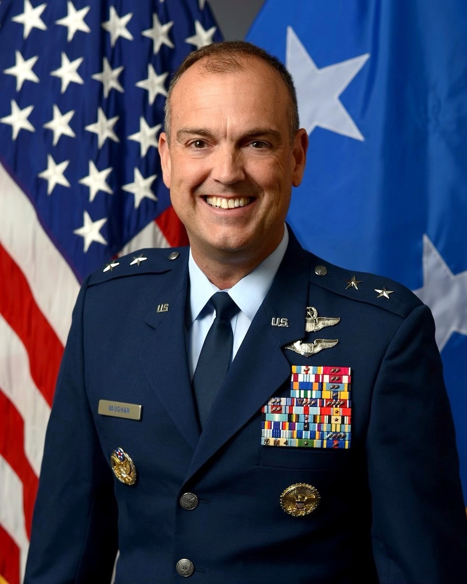 This is the official portrait of Maj. Gen. Edward Vaughan.