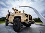 The Naval Information Warfare Center (NIWC) Atlantic's Radio Frequency Test Facility (RFTF) Poseidon Park is a unique testing facility as it is located outside, which enables testing of antennas installed on military vehicles in a more realistic environment, taking into account the potential impact of external radio frequency (RF) interference and environmental conditions.