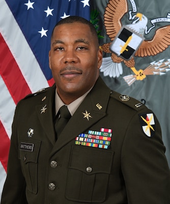 Official Photo of CW5 Brian D. Matthews, Chief Warrant Officer of the Cyber Branch.