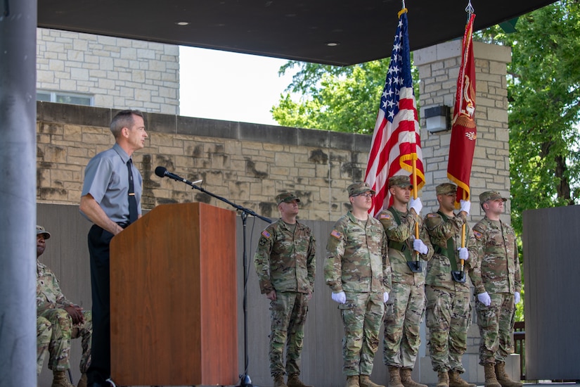 450th Movement Control Battalion receives sendoff