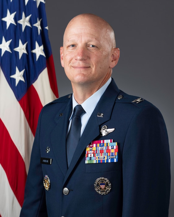 Portrait of the 60 AMW commander