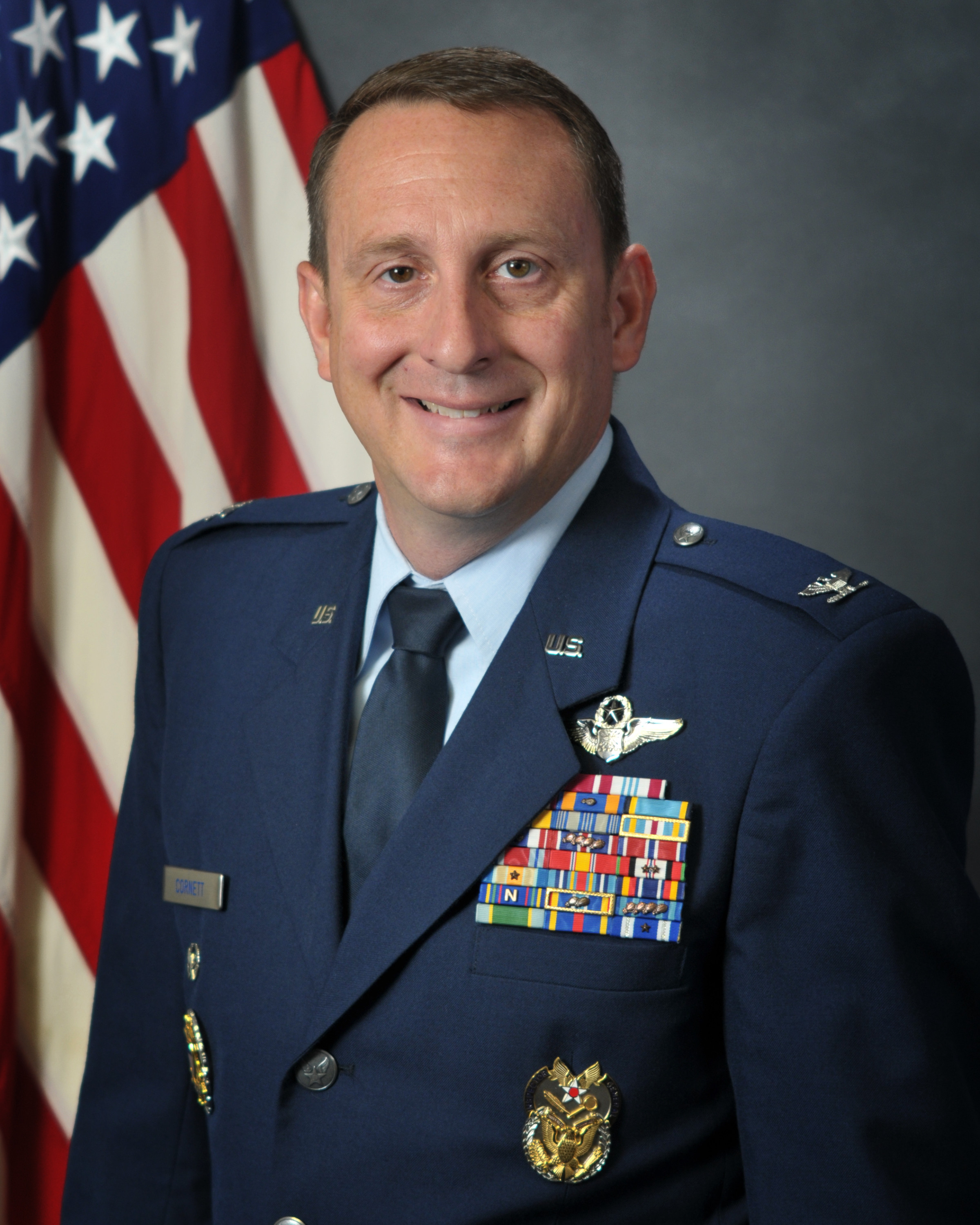 Colonel John W. Cornett, Deputy Commander, Air Force Operational Test and Evaluation Center.