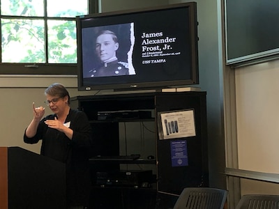 2023 USCG Historian's Office Participants at McMullen Naval History Symposium, USNA