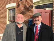 Retired CCG, ADM Thad Allen, USCG (Ret.), visits Atkins Hall.