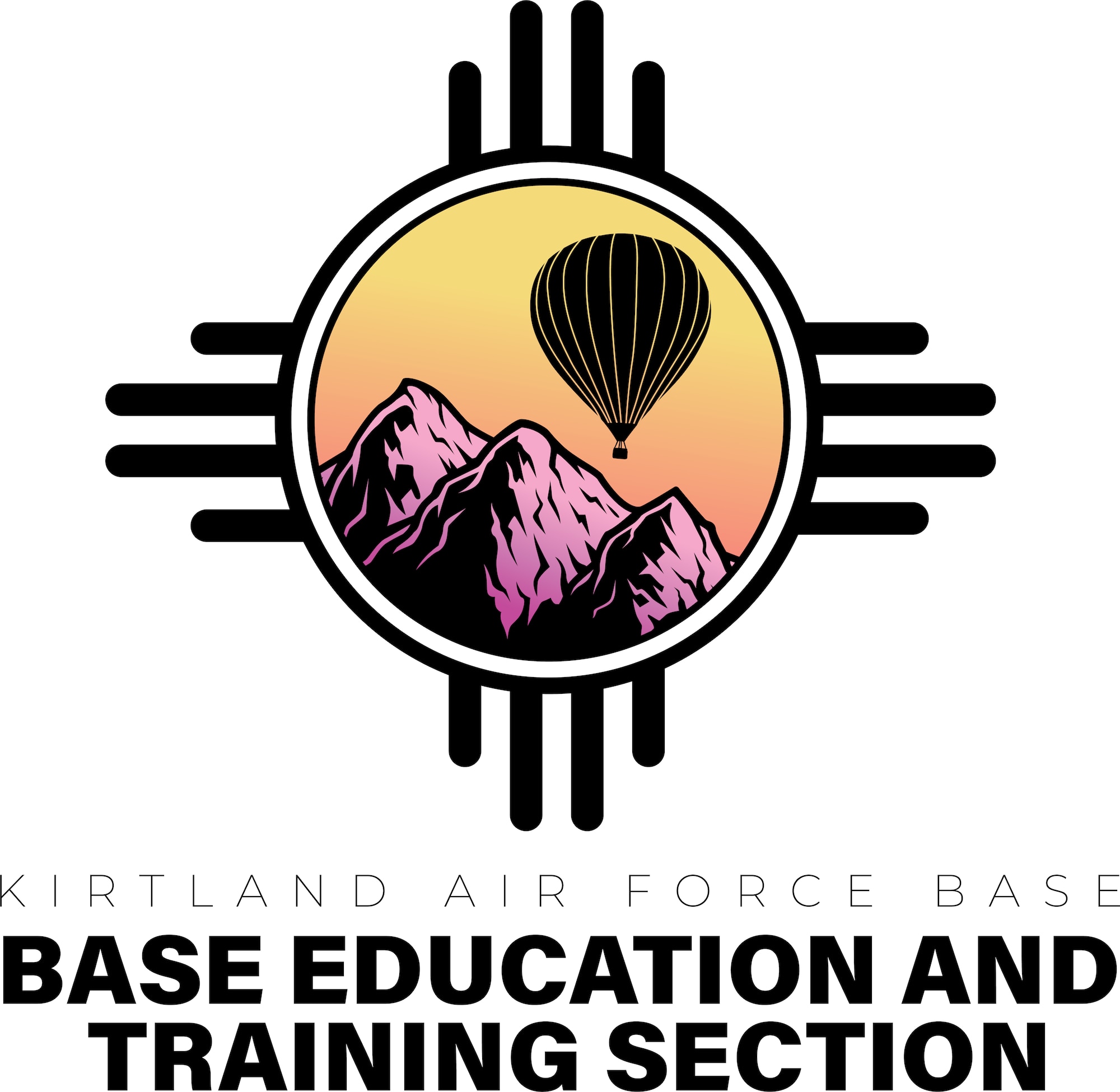 Graphic logo.