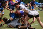 2023 Armed Forces Sports Women's Rugby Championship held in conjunction with the Cape Fear 7's Rugby Tournament in Wilmington, N.C.  Championship features teams from the Army, Marine Corps, Navy, Air Force (with Space Force players), and Coast Guard.  (Dept. of Defense Photo by Mr. Steven Dinote, Released)