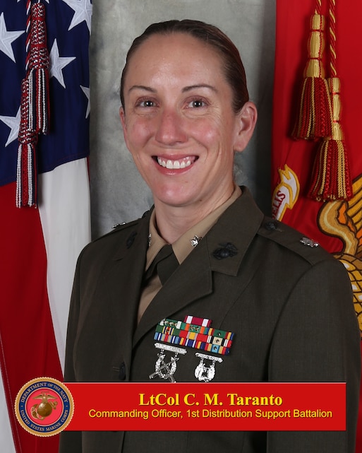 LtCol Christine M. Taranto > 1st Marine Logistics Group > Biography