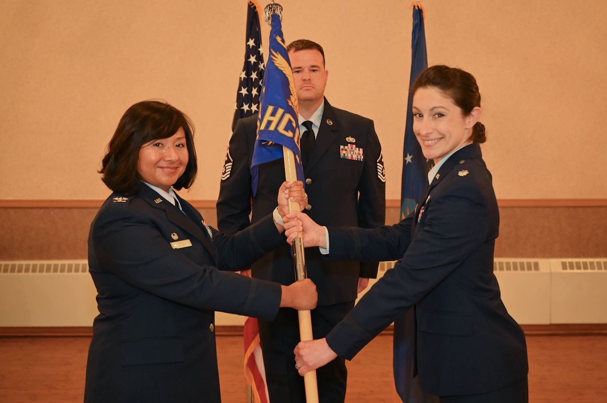 Lt. Col. Whitney Hasbrouck took command of the 354th Healthcare Operations Squadron.