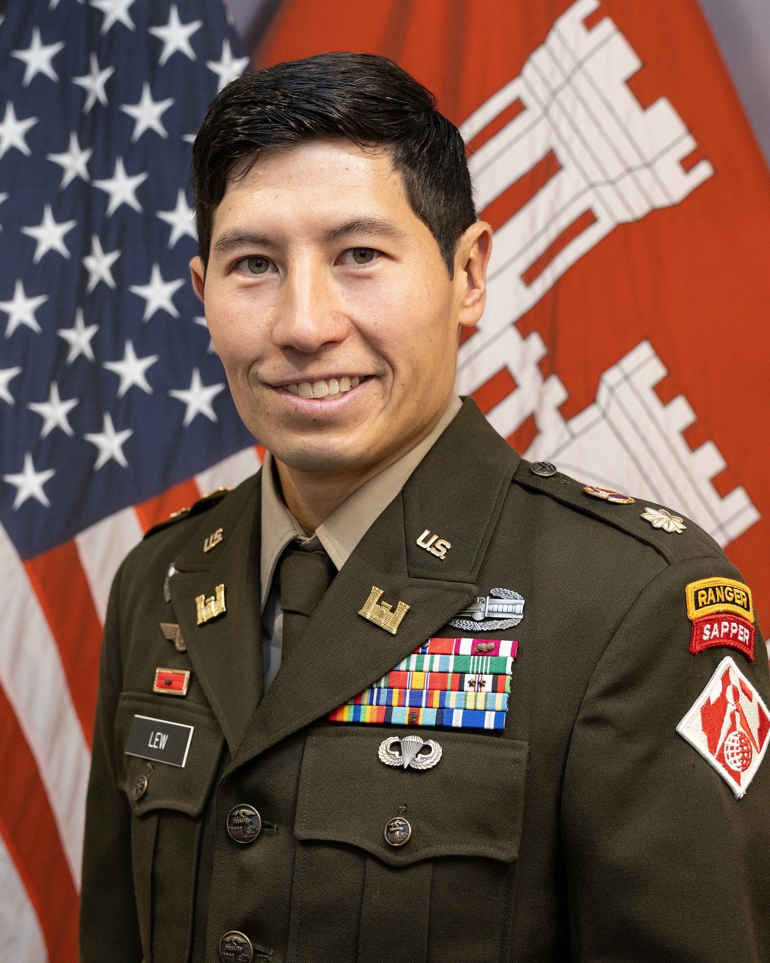 Portrait of a man in uniform.