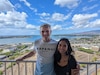 Sgt. Diep Moore, right, a technical engineer with the 130th Engineer Brigade, stands with her husband, Sgt. Noah Moore with the 500th Military Intelligence Brigade-Theater, in their condo Aiea, Hawaii, September 2022.