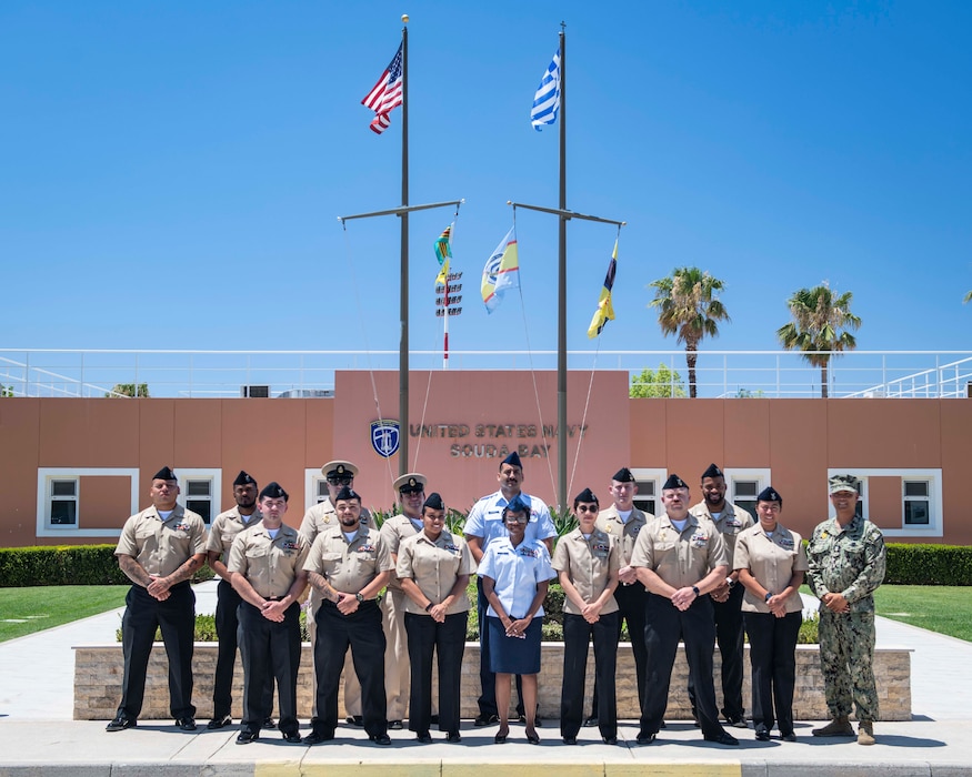 Sailors assigned to Naval Support Activity Souda Bay, and Airmen assigned to Detachment 1, 95th Reconnaissance Squadron, completed the four-day Advanced Leader Development Course (ILDC) on July 11, 2024.