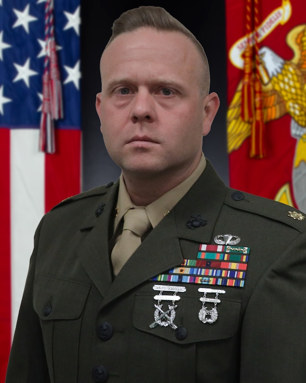 Official Command Photo for Maj. Michael J. Higgs, Commanding Officer, Recruiting Station Twin Cities.