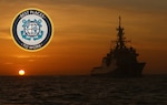 Coast Guard Cutter Stone conducts flight operations in the Caribbean Sea in early July. (U.S. Coast Guard)