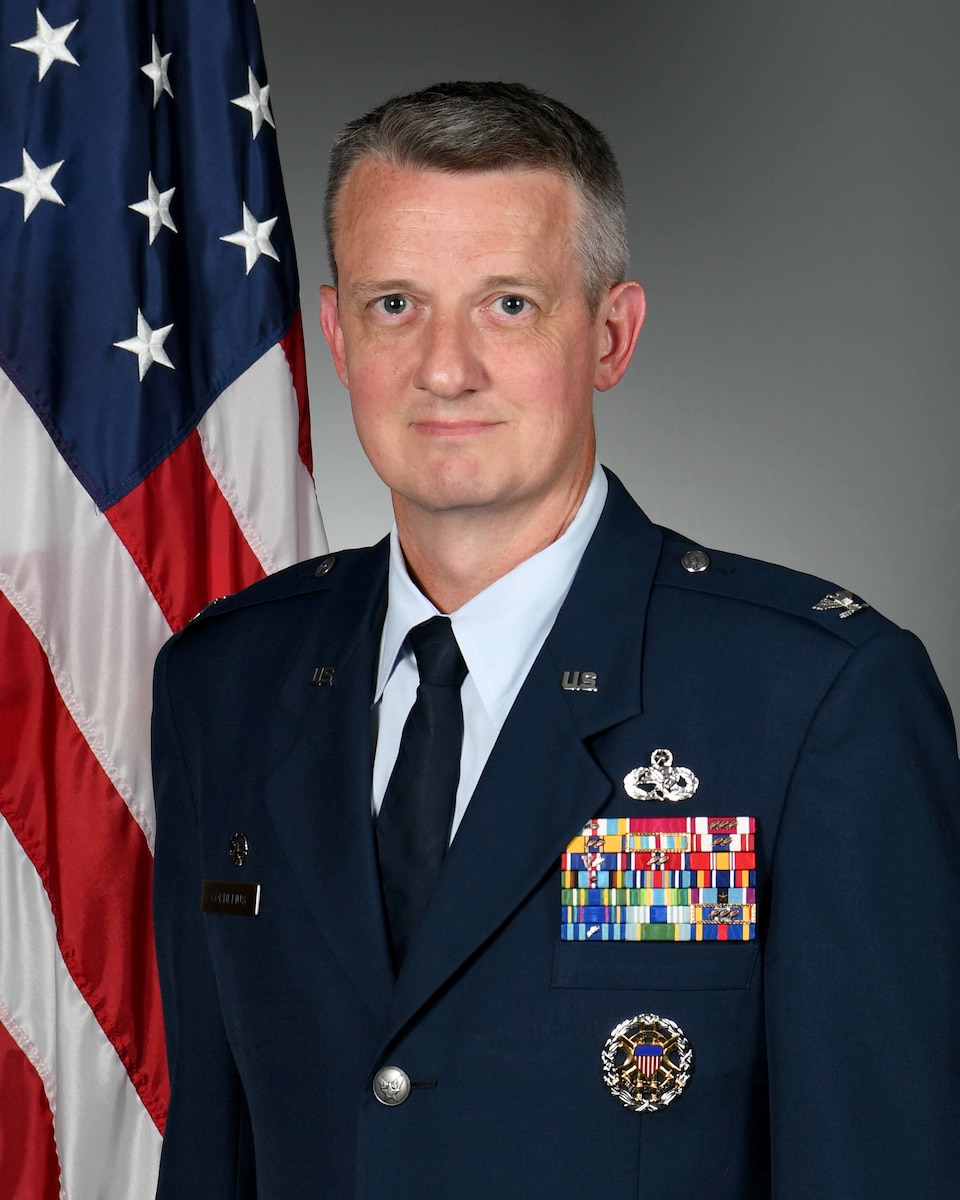 Col. Daniel Cornelius, 75th Air Base Wing Commander