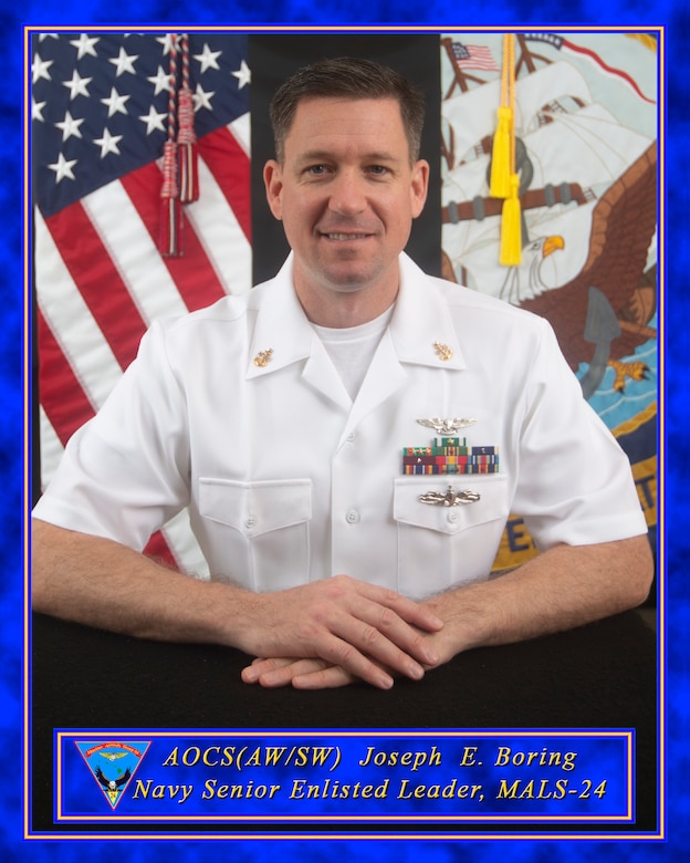 Marine Aviation Logistics Squadron 24 Navy Senior Enlisted Leader