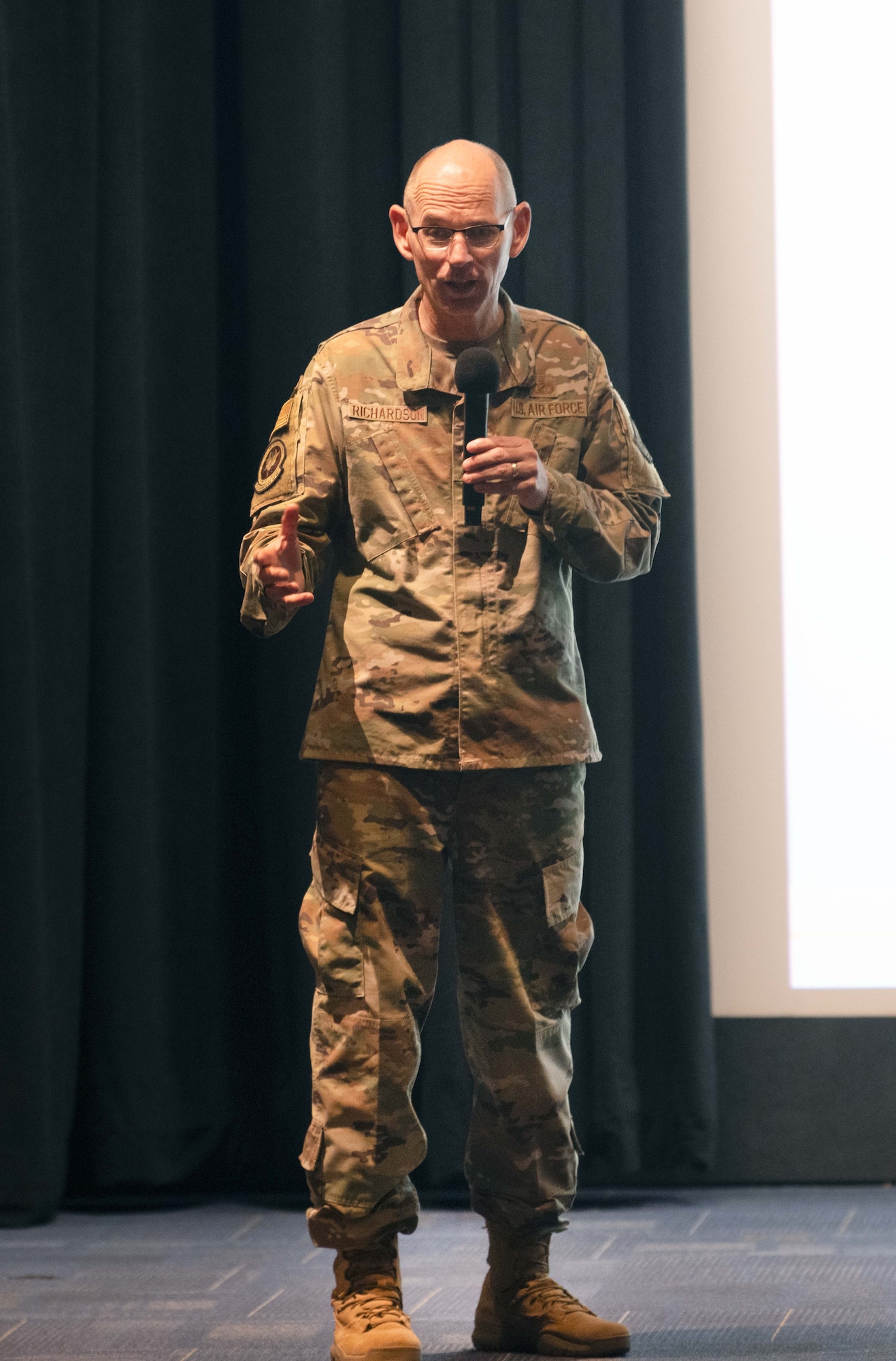 Gen. Duke Z. Richardson, AFMC Commander, discusses his leadership philosophy during Agile Patriot 2024.