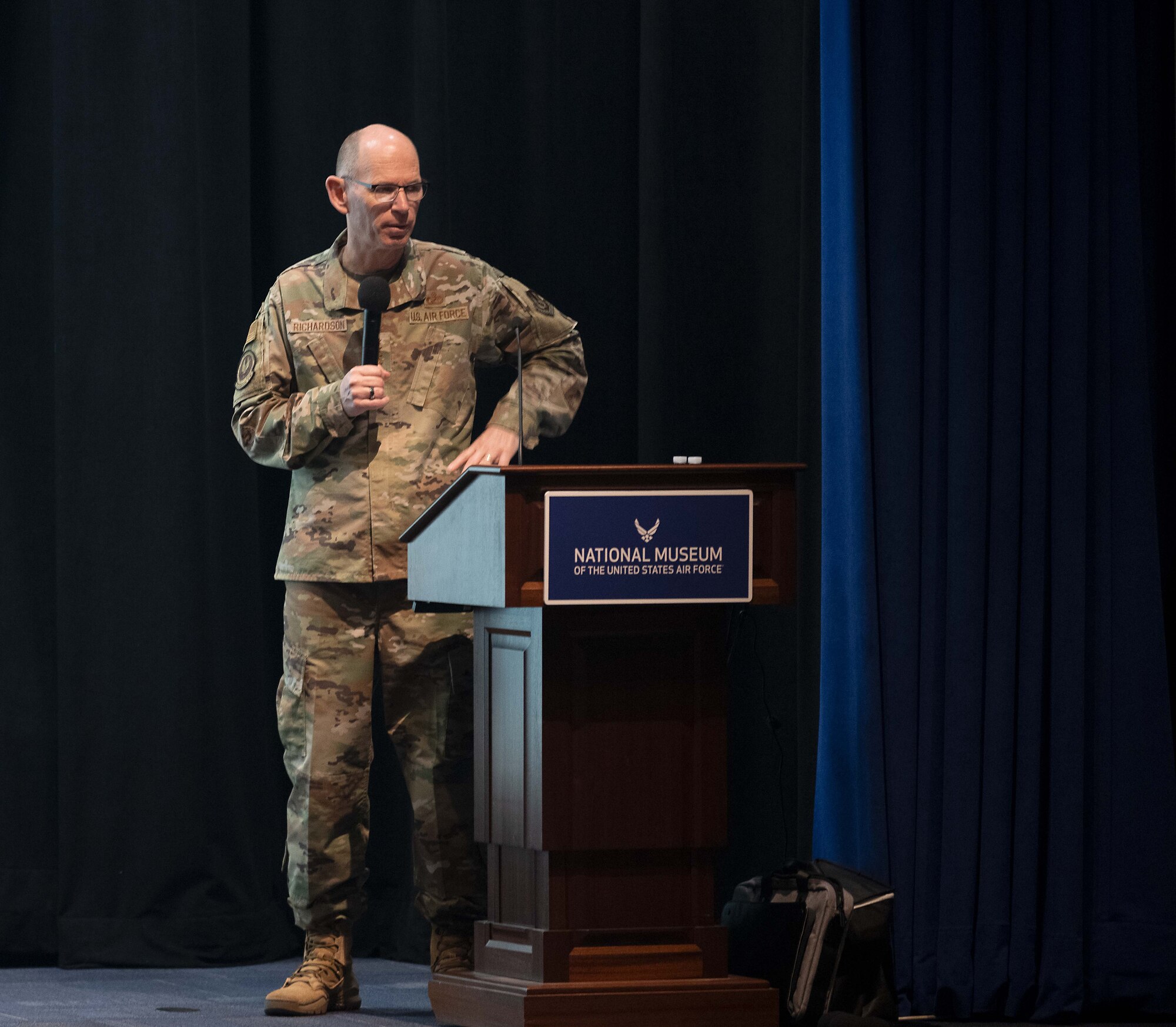 Gen. Duke Z. Richardson, AFMC Commander, discusses his leadership philosophy during Agile Patriot 2024.