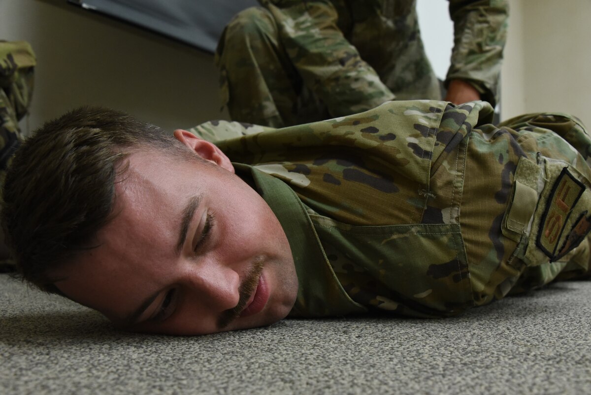 Iowa Air National Guard Security Forces train at Alpena CRTC