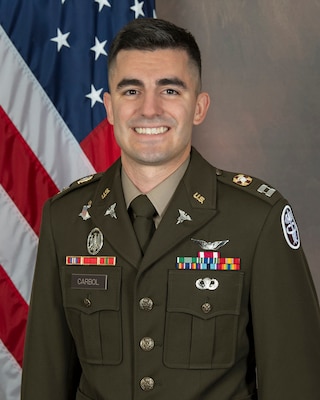 Capt. Jordan Carbol, Headquarters Company Commander, Keller Army Community Hospital