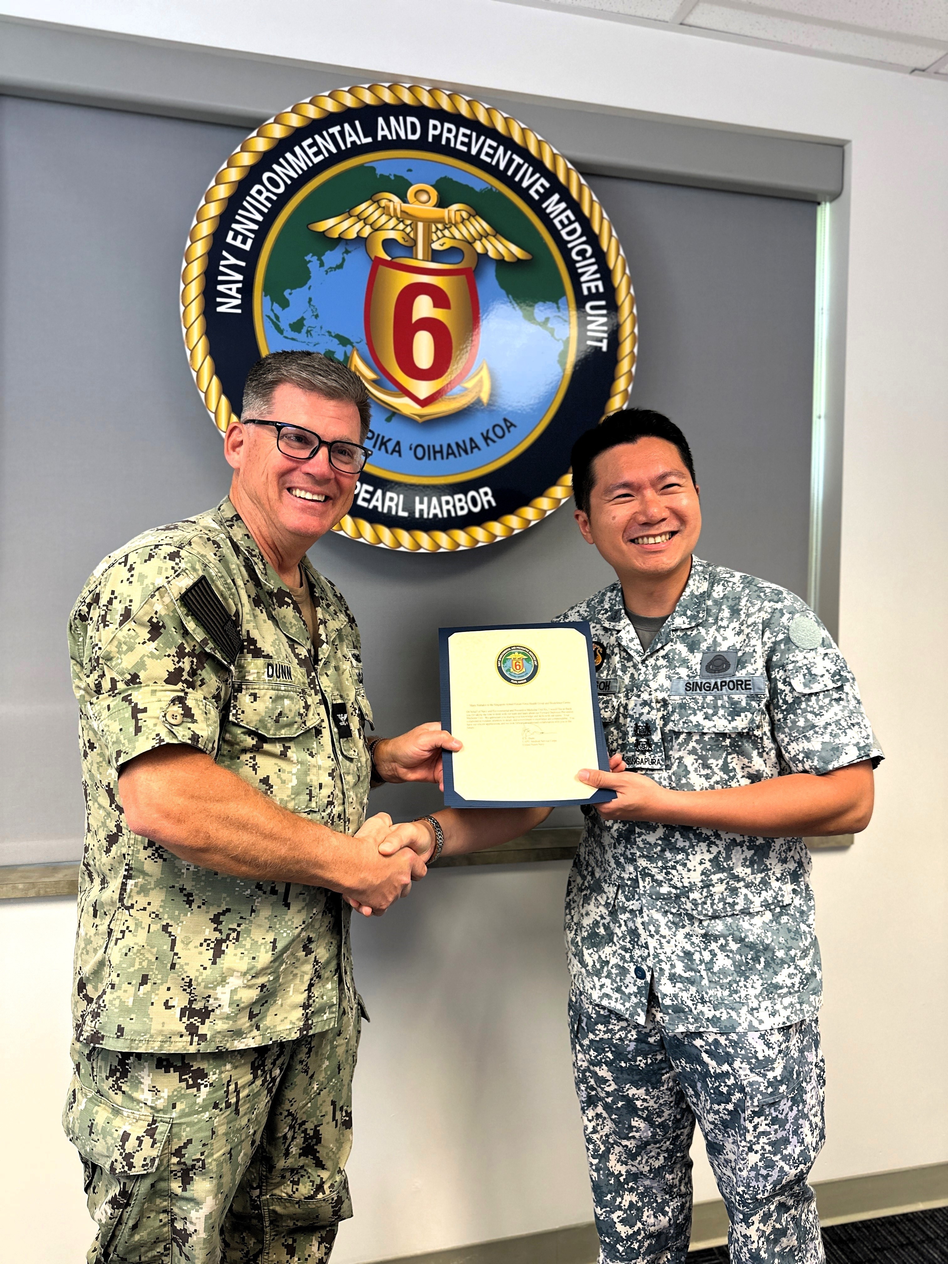 Navy Environmental and Preventive Medicine Unit Six and Singapore