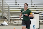 Maj. Christyn Gaa, who has competed in about 40 triathlons, finished third in the women's masters division at the 2024 Armed Forces Triathlon Championship. Gaa is assigned as the commander of the 745th Forward Resuscitative Surgical Detachment... (Master Sgt. Sharilyn Wells)