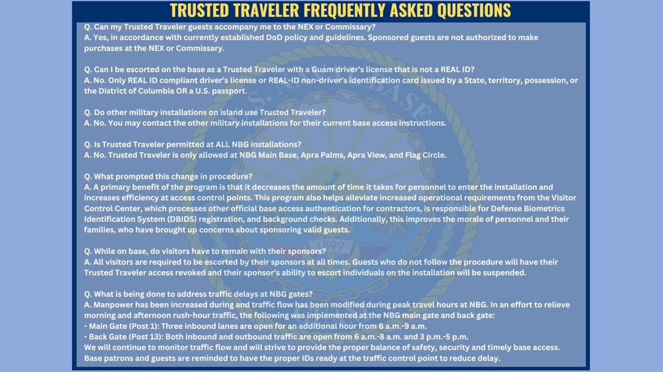 Trusted Traveler