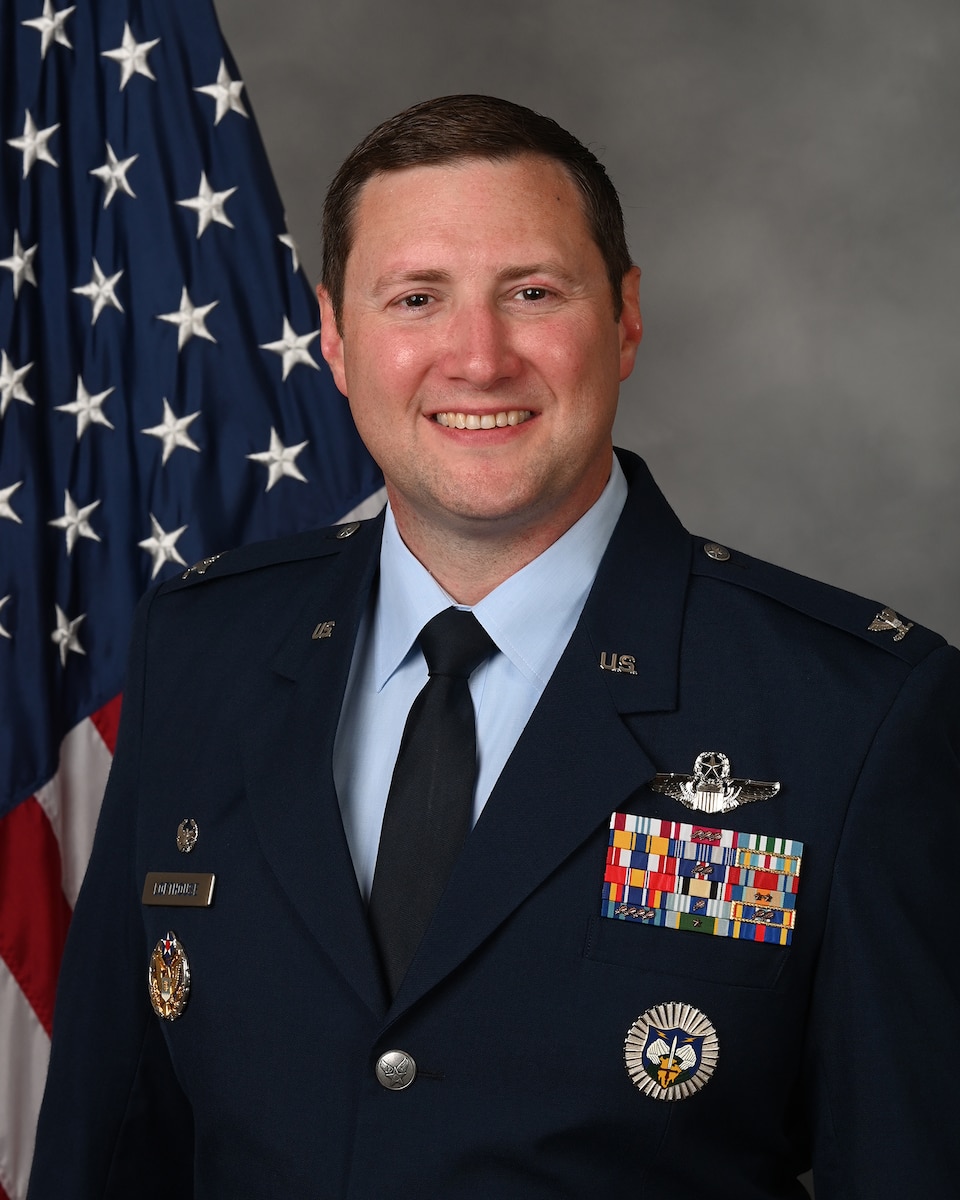 14th Operations Group Commander poses for an official photo.