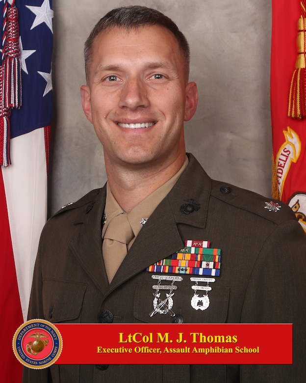 LtCol Thomas, Michal J Command Photo