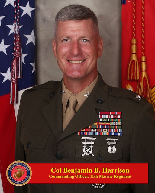 Col B.B. Harrison > 1st Marine Division > Biography