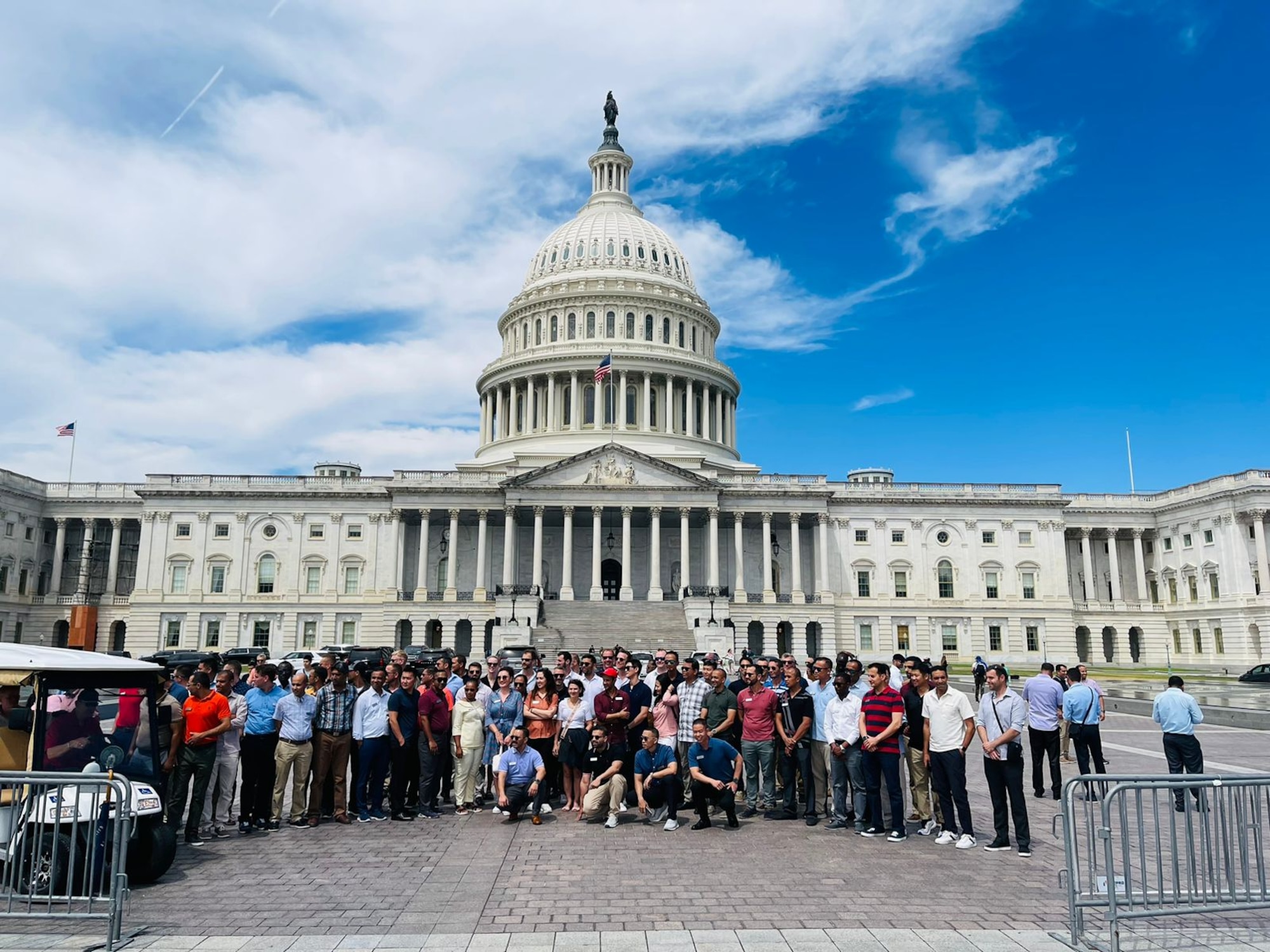 International Military Students visit Washington DC.