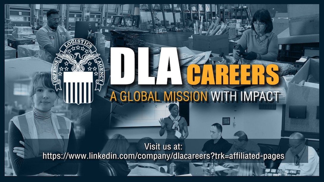 DLA Careers page welcome graphic