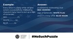 No Such Puzzle: Red, White, and Blue Clues Example graphic