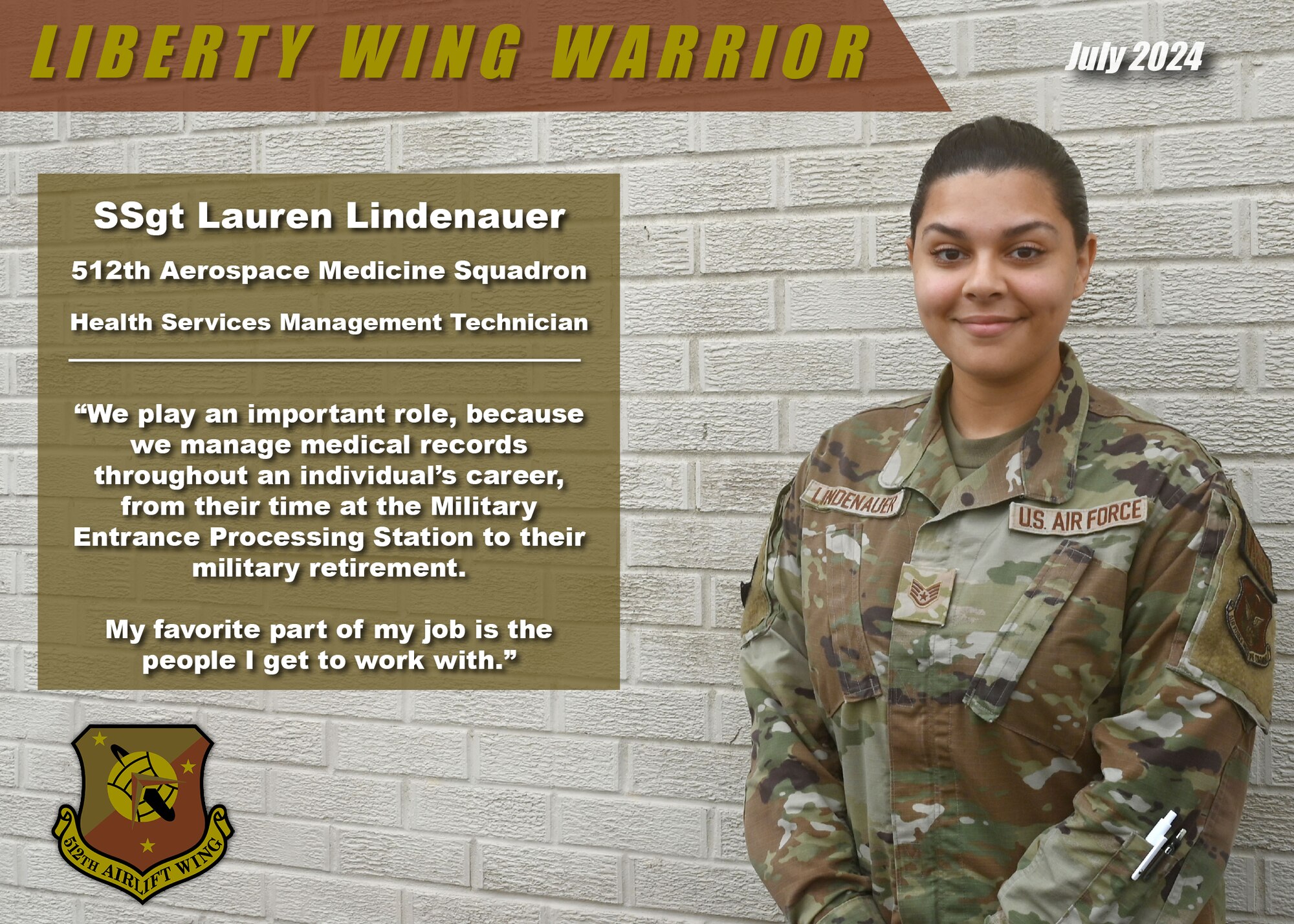 Staff Sgt. Lauren Lindenauer