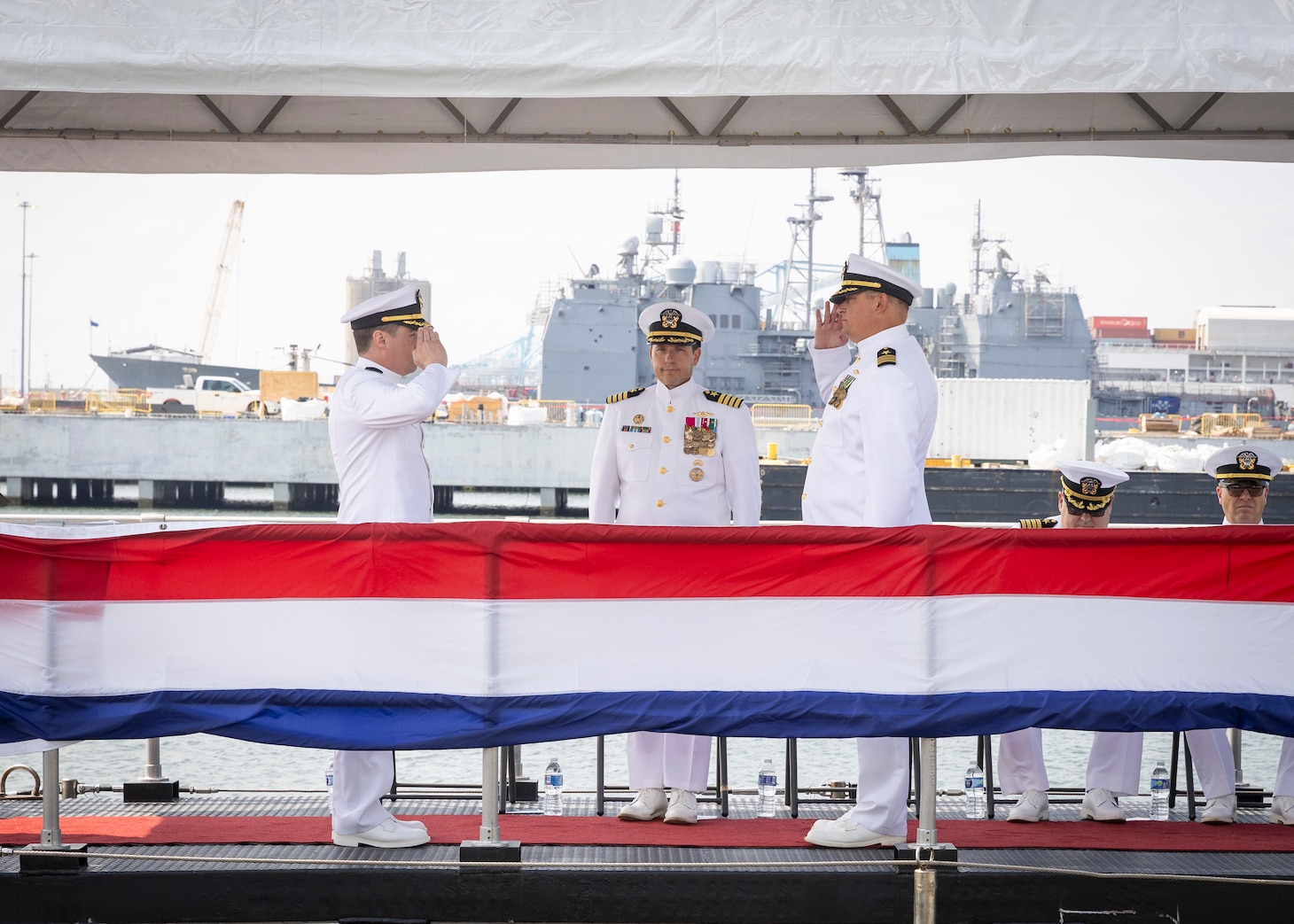 USS Washington Conducts Change of Command > Commander, Submarine Force ...