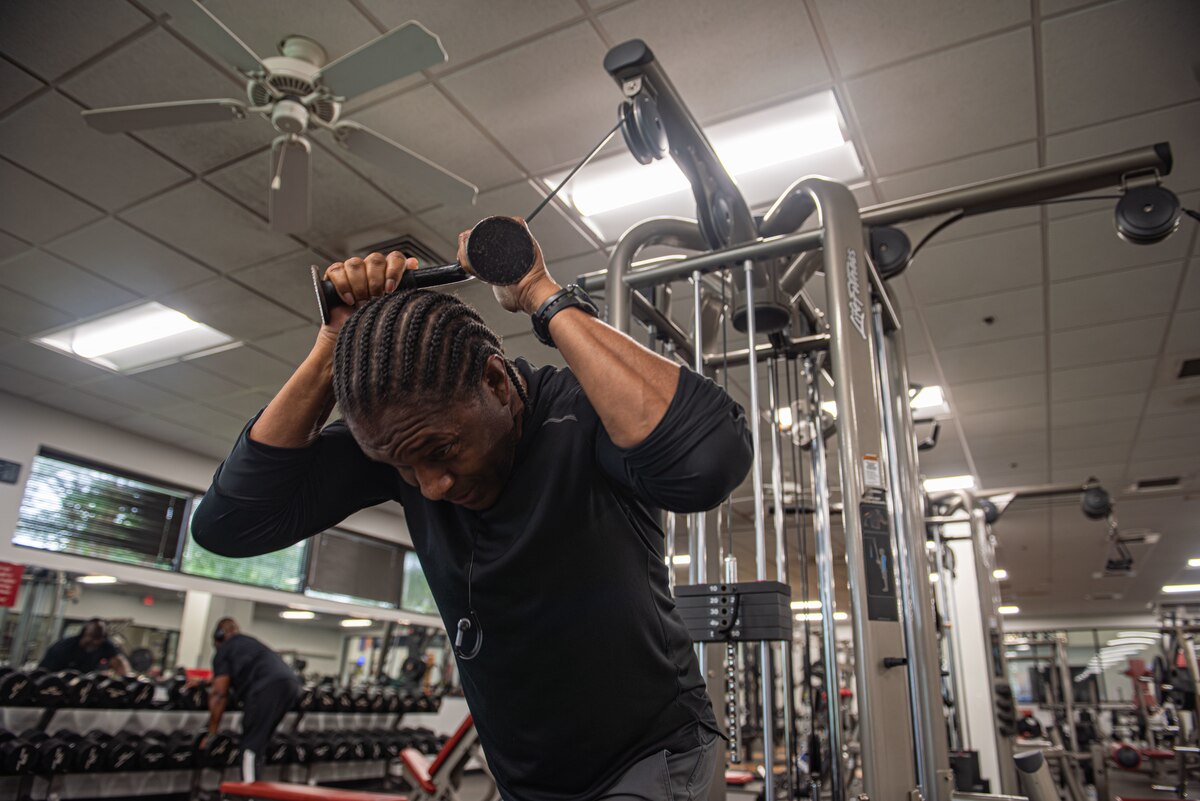 Image of an Airman training.