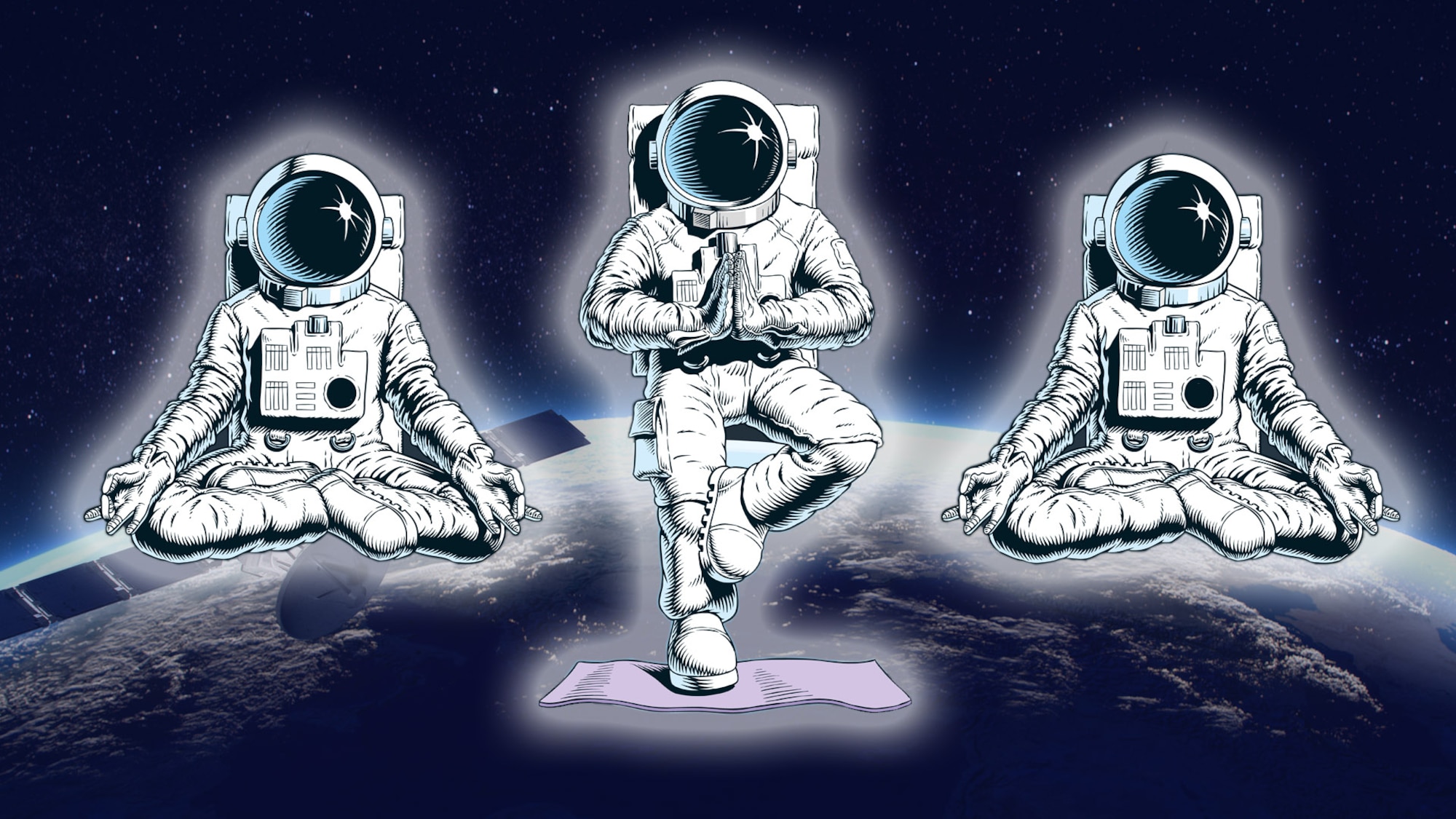 The Space Force is taking a more holistic health approach to fitness standards. 
Illustration by Nicole Elisseos, Space Systems Command.