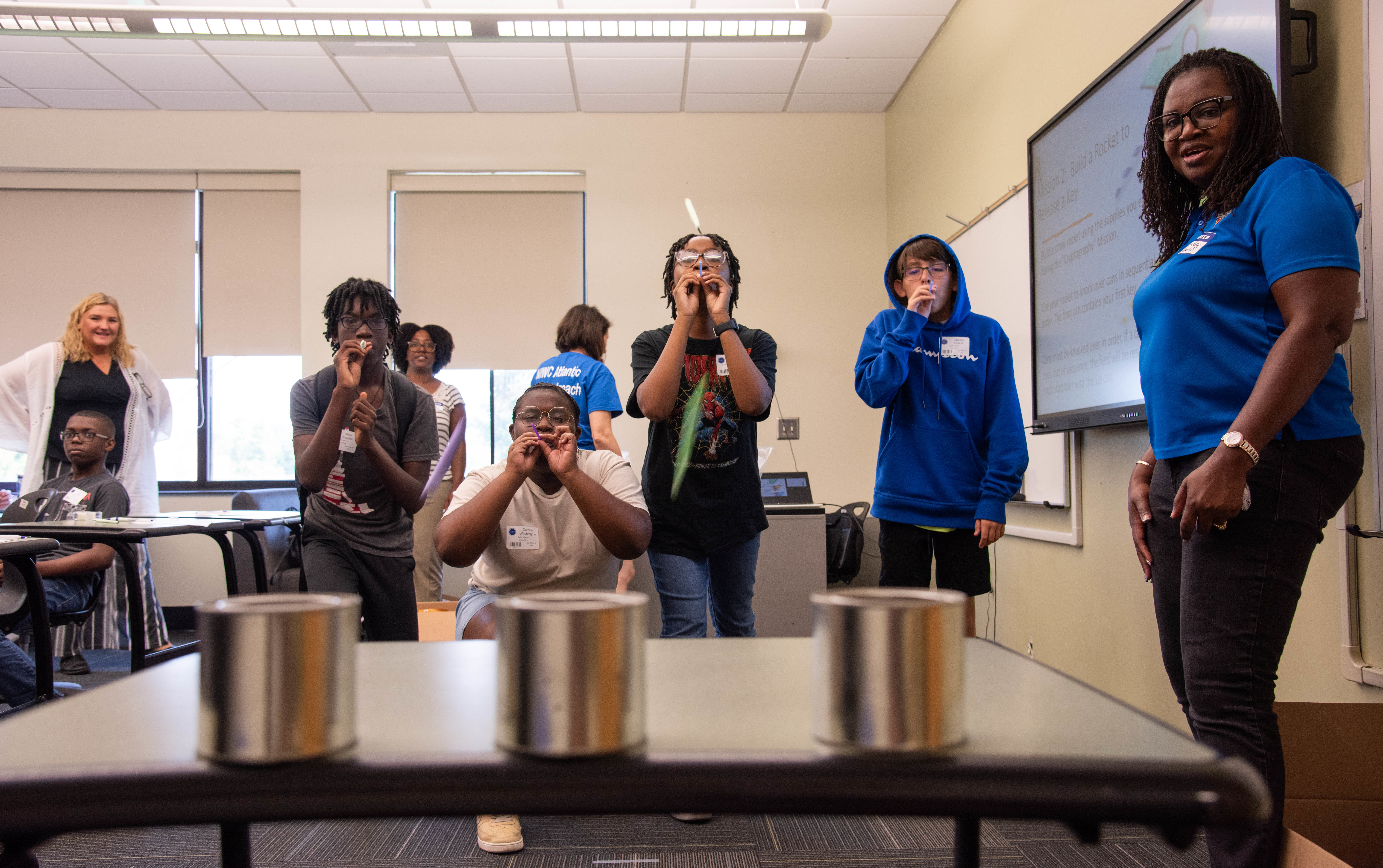 Naval Information Warfare Center (NIWC) Atlantic hosted its annual Palmetto Cybersecurity Summer Camp (PCSC) July 24th to 28th at Zucker Middle School.