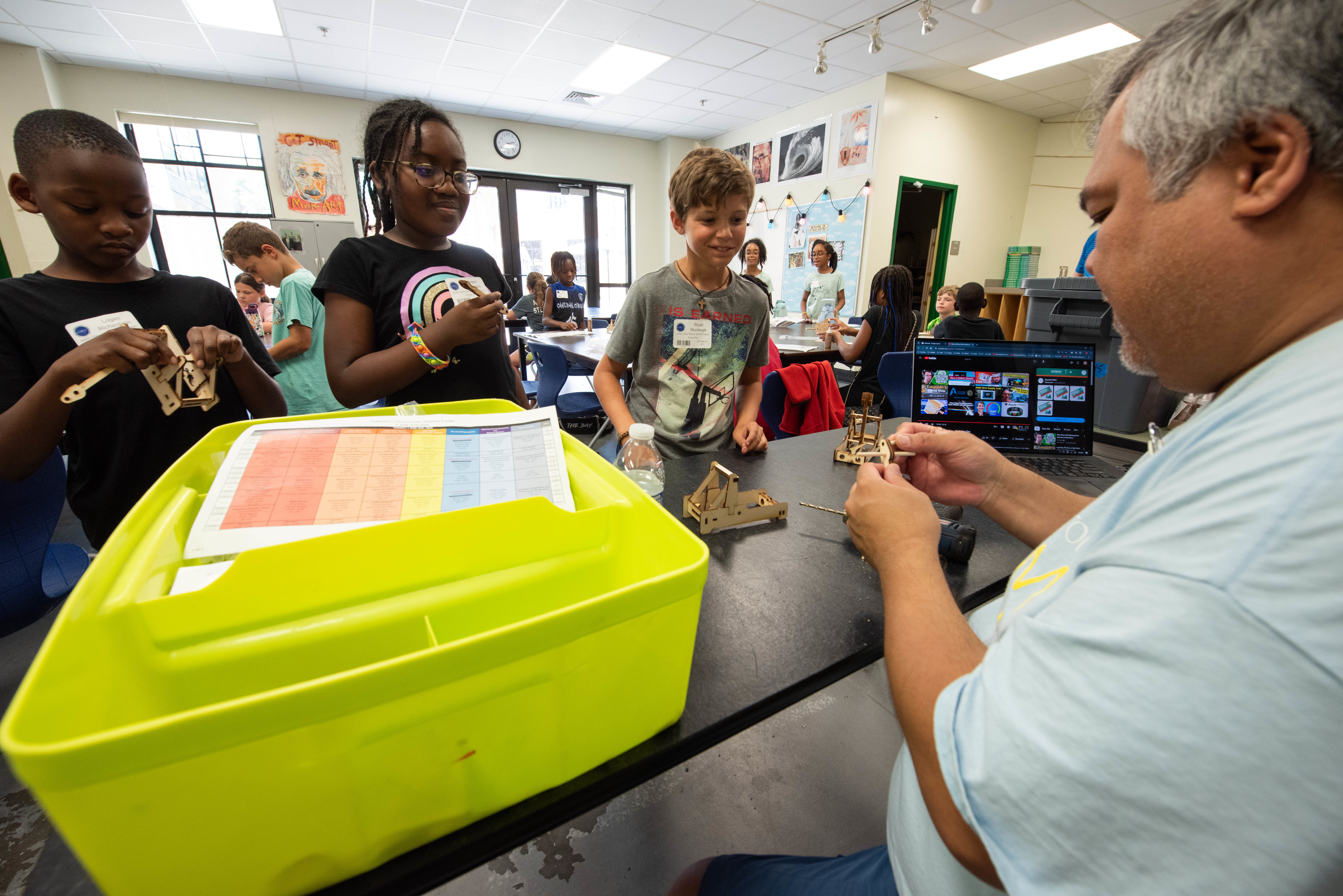 Naval Information Warfare Center (NIWC) Atlantic hosted its annual Palmetto Cybersecurity Summer Camp (PCSC) July 24th to 28th at Zucker Middle School.