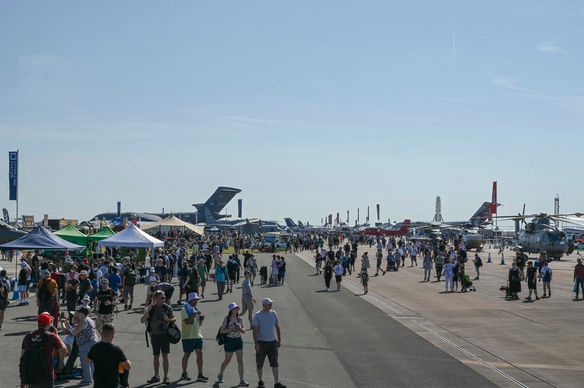 RIAT is the world’s largest military airshow that celebrated the 75th anniversary of NATO and the 50th anniversary of the F-16 Fighting Falcon this year.