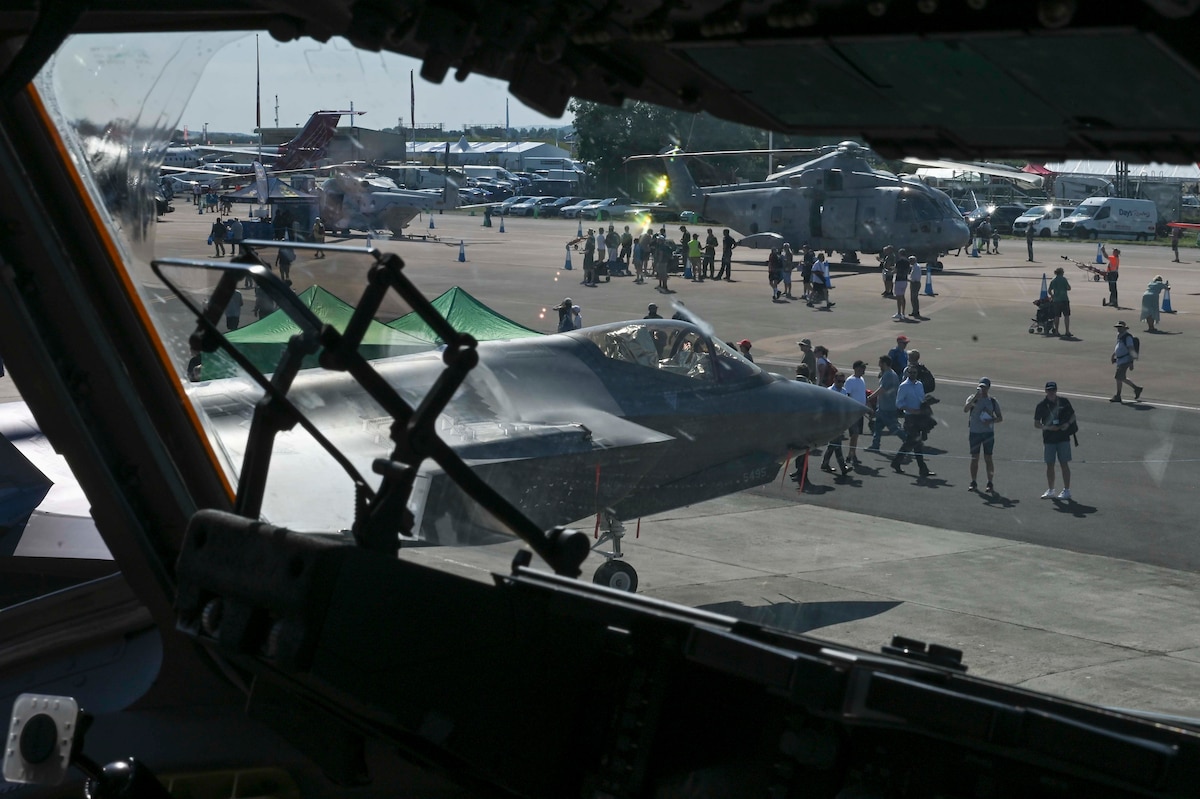 RIAT is the world’s largest military airshow that celebrated the 75th anniversary of NATO and the 50th anniversary of the F-16 Fighting Falcon this year.
