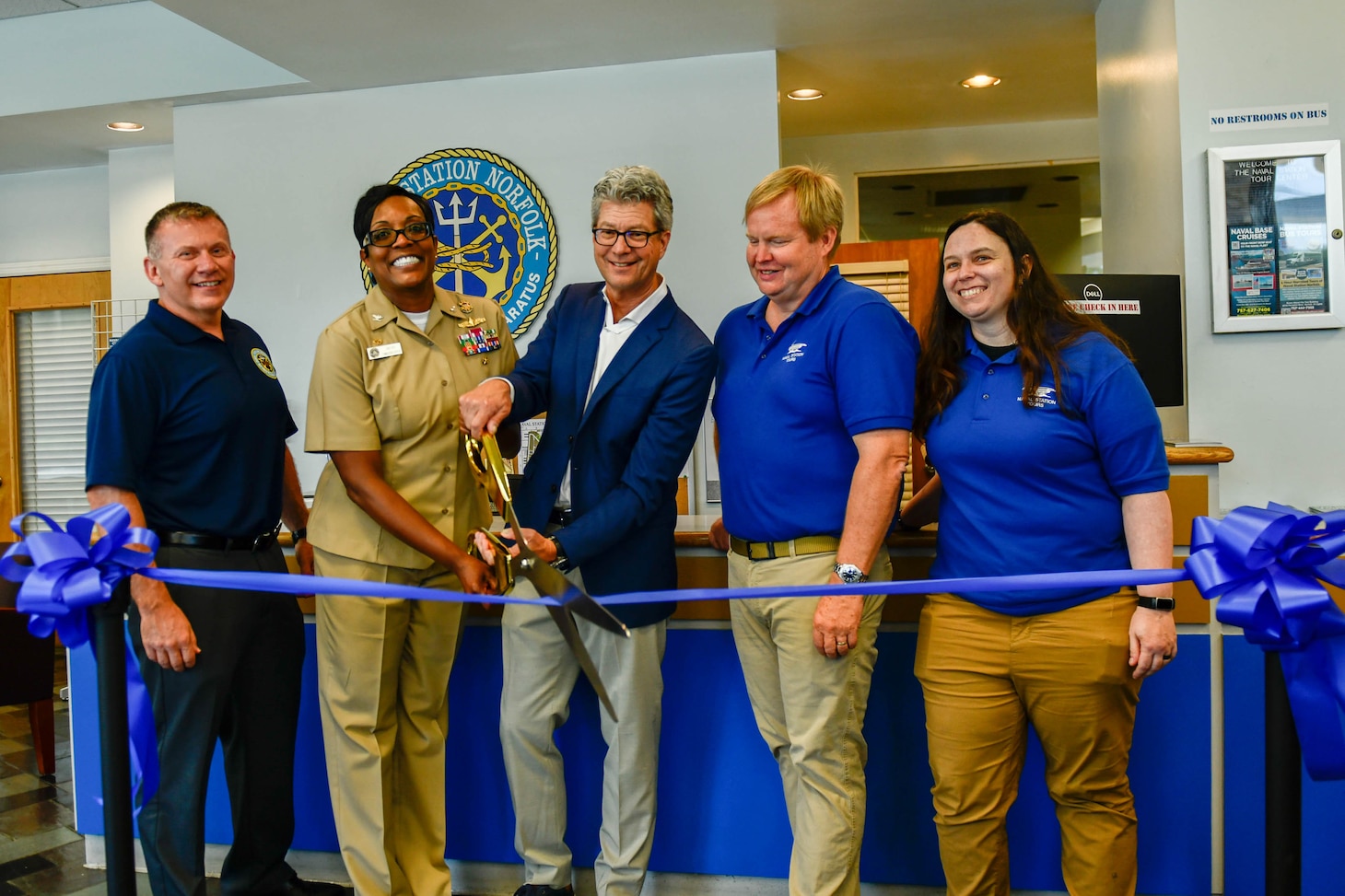 Naval Station Norfolk and Rover Cruises and Tours Hold Ribbon Cutting ...