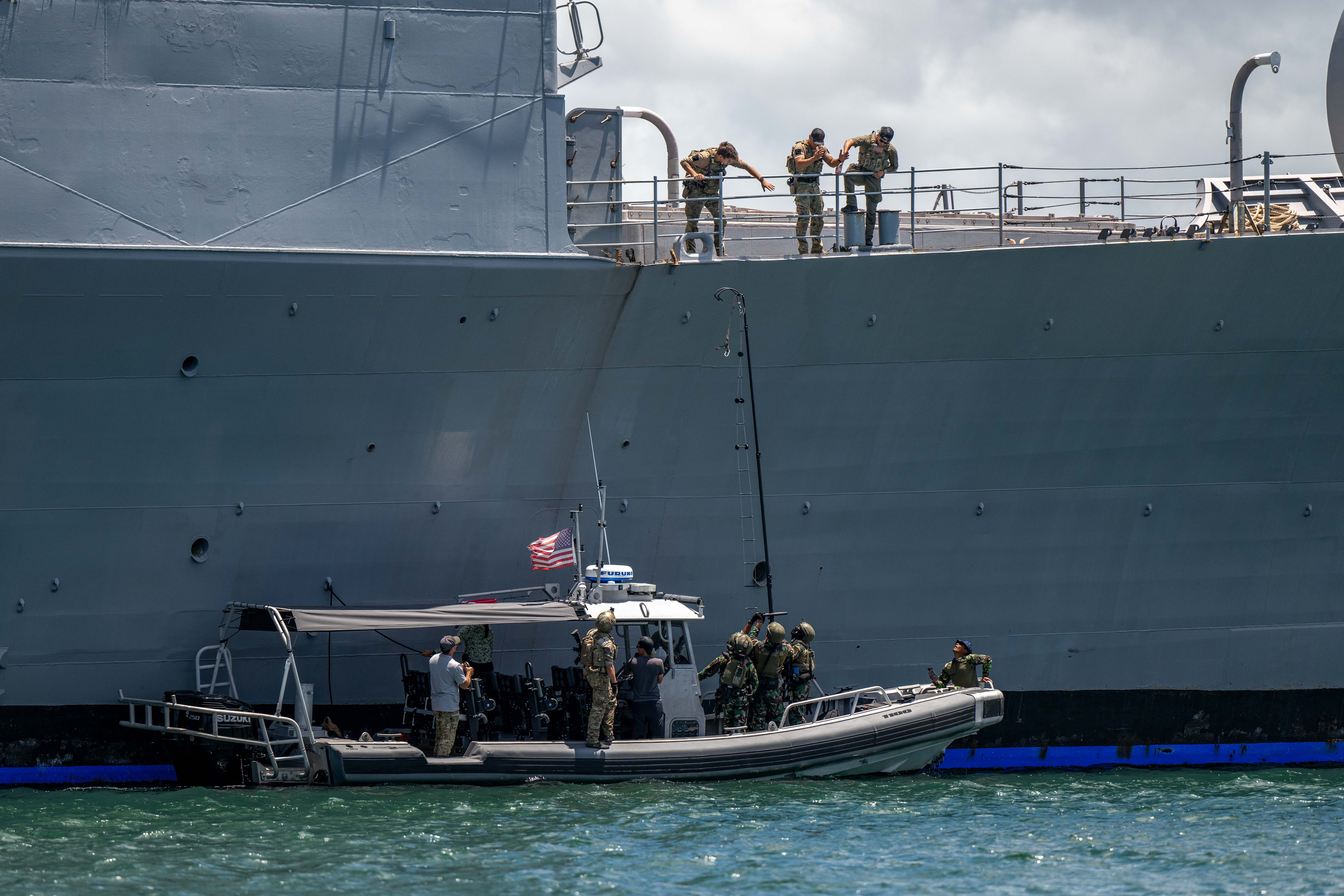 NSW Trains with Partner Forces during RIMPAC 2024