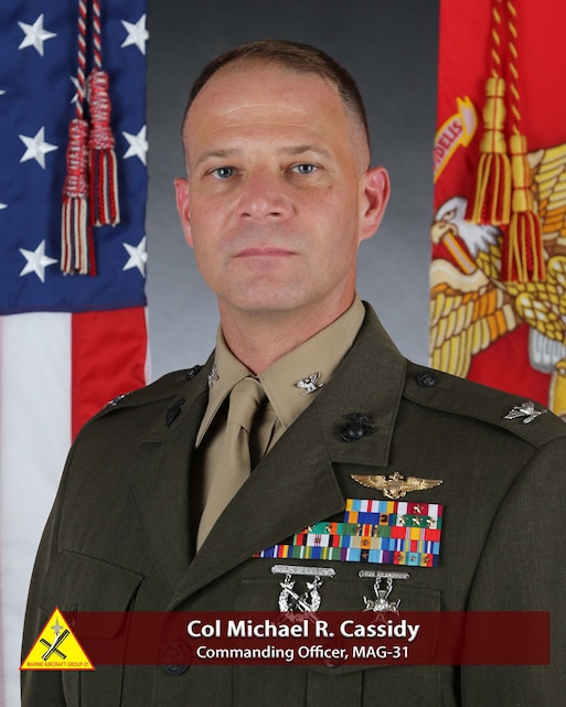 Colonel Michael R. Cassidy > 2nd Marine Aircraft Wing > Command Biography