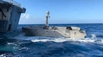 A Common Unmanned Surface Vehicle (CUSV), heads out to sea for the Poniard launching test from ROKS Cheon Ja Bong as part of the Rim of the Pacific Exercise (RIMPAC), 12 July.